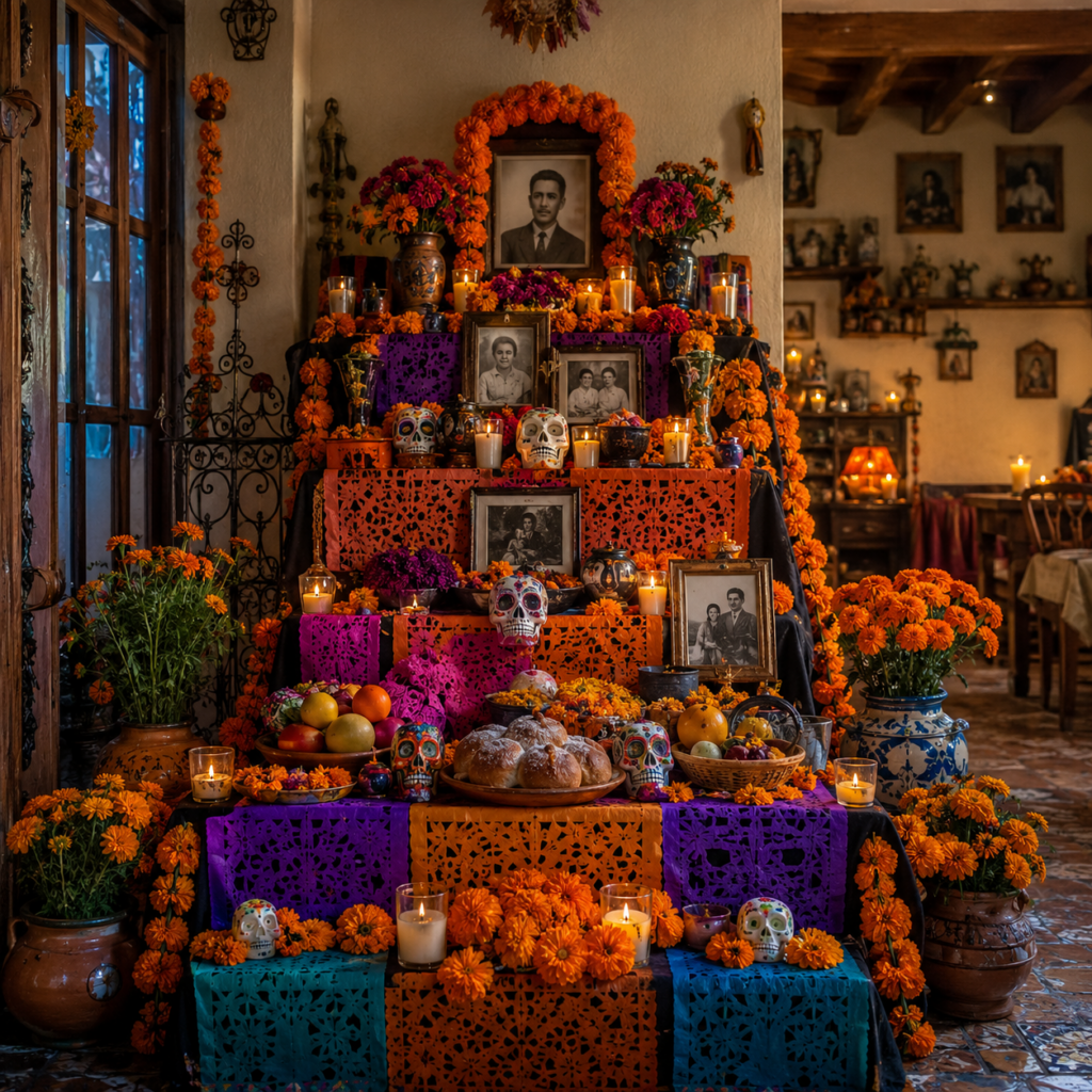 Altar familiar con más presencia, ofrenda dia de muertos, Día de Muertos Lindavista,ofrenda Día de Muertos, Altar familiar con más presencia, ofrenda dia de muertos, Día de Muertos Lindavista,ofrenda Día de Muertos,