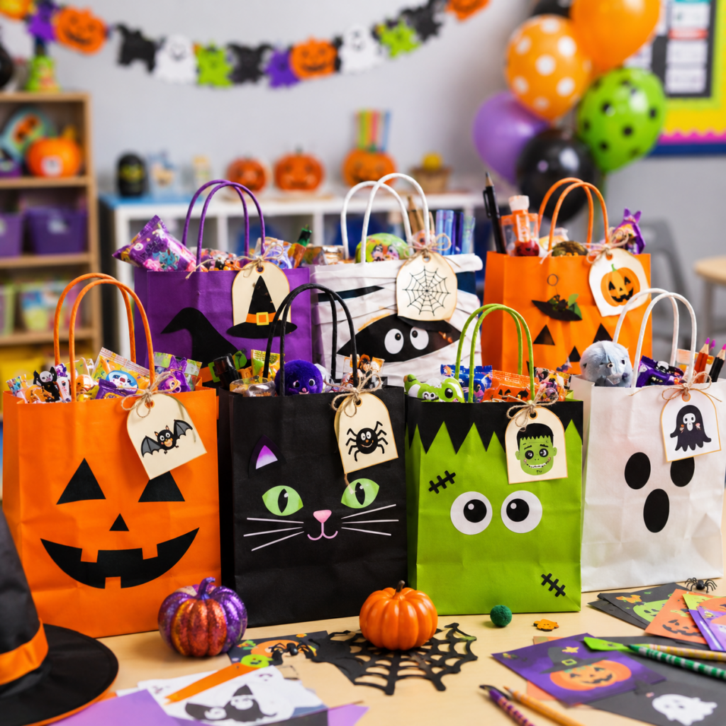 Ideas de bolsitas de Halloween para escuela o fiesta infantil Ideas de bolsitas de Halloween para escuela o fiesta infantil