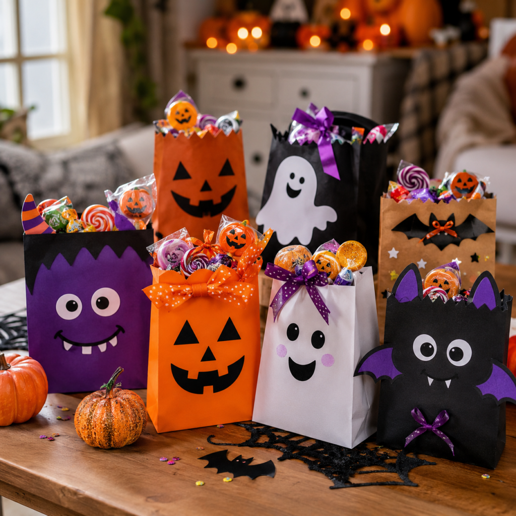 Ideas de bolsitas de dulces para Halloween para niños Ideas de bolsitas de dulces para Halloween para niños