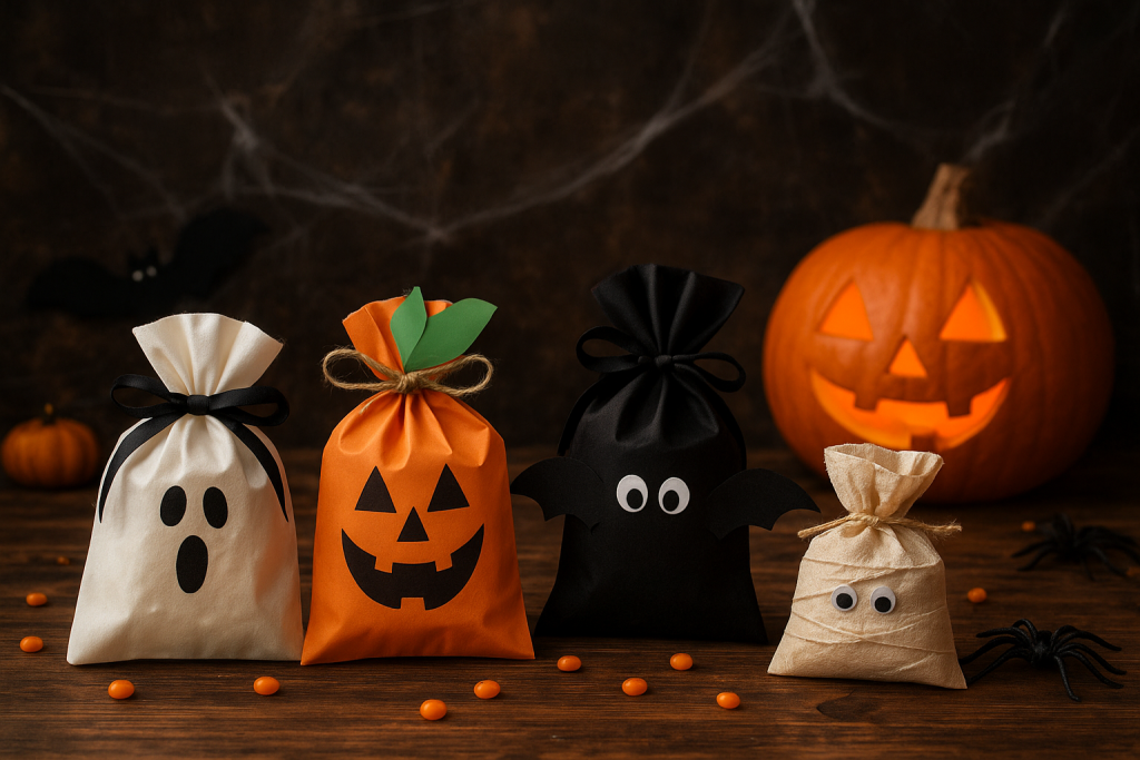 bolsitas de dulces para regalar en Halloween