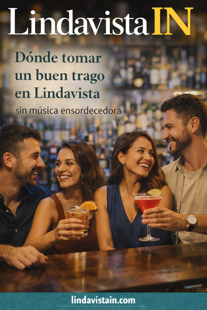 bares tranquilos Lindavista,tomar trago Lindavista,vida nocturna sin ruido CDMX,coctelería Lindavista,bares con ambiente relajado,