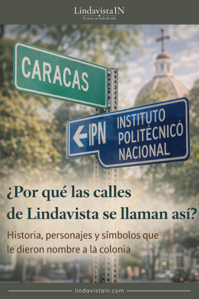 calles de Lindavista,historia de Lindavista,origen de las calles CDMX,colonia Lindavista historia,