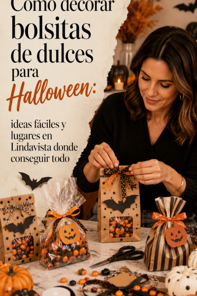 bolsitas de dulces Halloween,decorar bolsitas de dulces,Halloween Lindavista,dulces Halloween Lindavista,manualidades Halloween,regalos Halloween Lindavista,