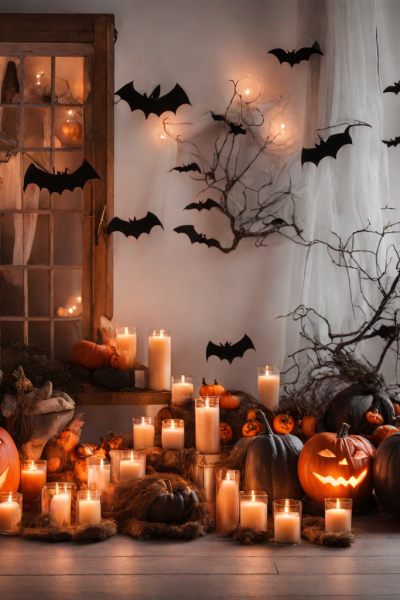 fiesta sencillo decoraciones de halloween, decoración de halloween con globos, decoracion fiesta halloween, ideas para fiesta de halloween,