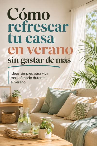 refrescar la casa en verano,Cómo refrescar tu casa en verano,cómo mantener la casa fresca,